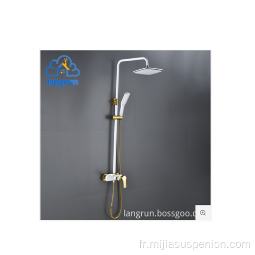 Robinet de salle de bain carré de qualité en laiton H59